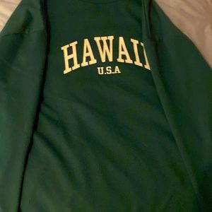 Dark Green Hawaii Crewneck